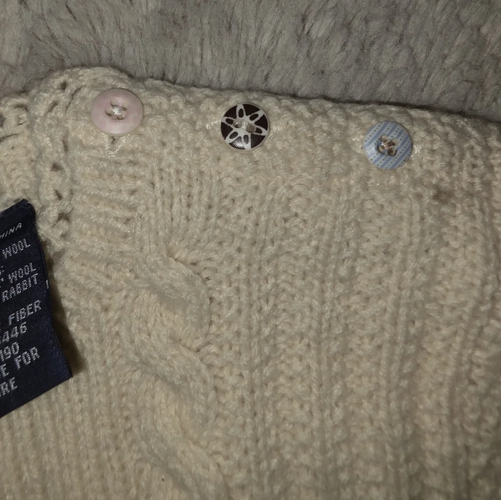 Ralph Lauren Vintage Lambs Wool Sweater with Colorful Embroidery Size M